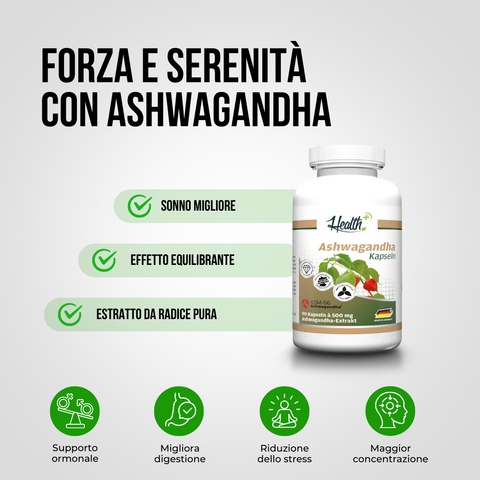 HEALTH+ ASHWAGHANDA 90 capsule